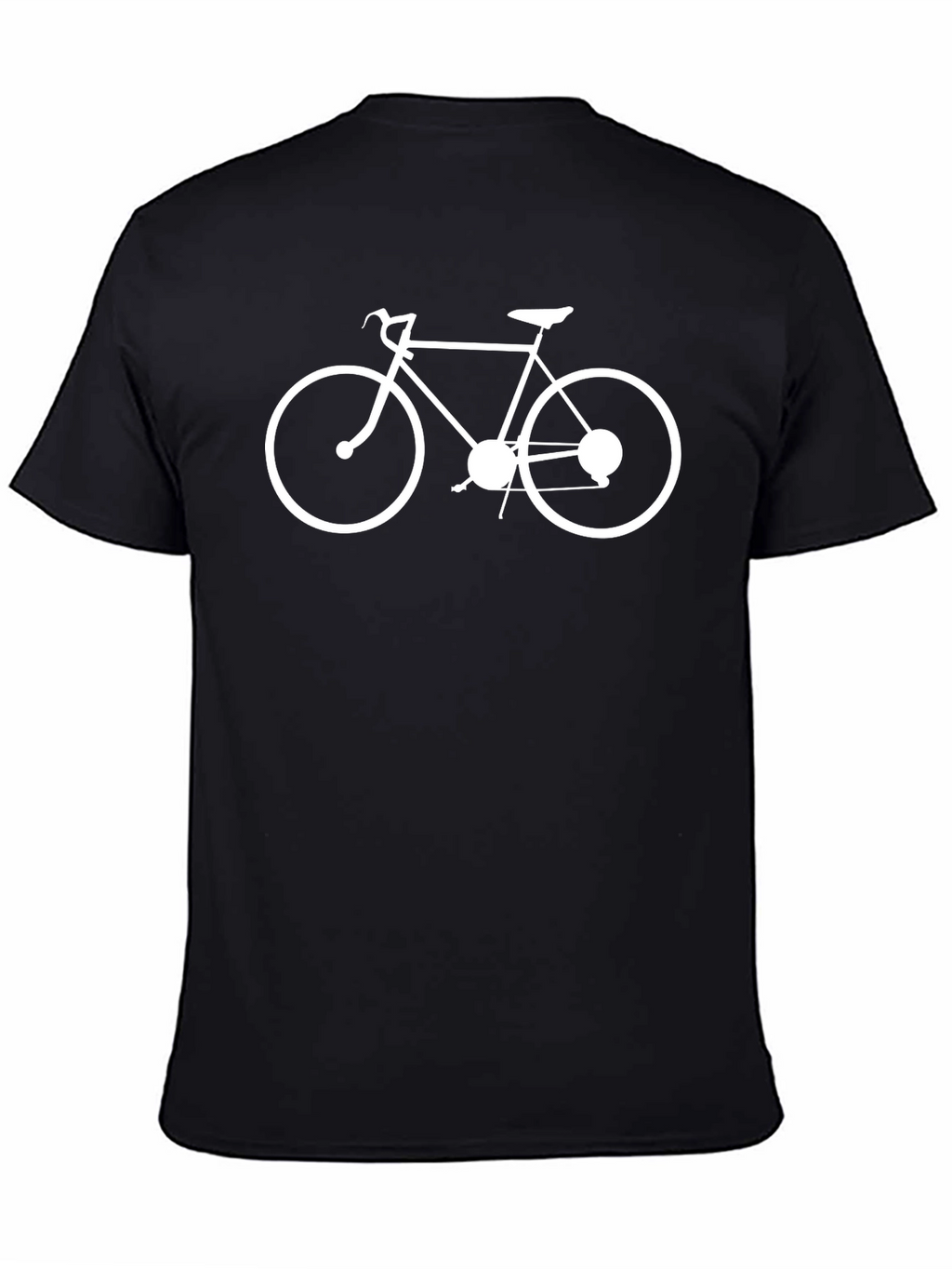 Black Bicycle Graphic T-Shirt - Casual Ride Style