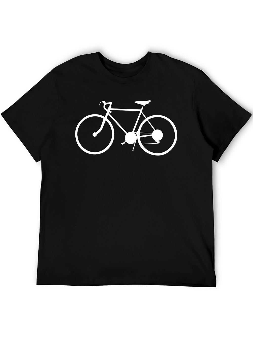 Black Bicycle Graphic T-Shirt - Casual Ride Style