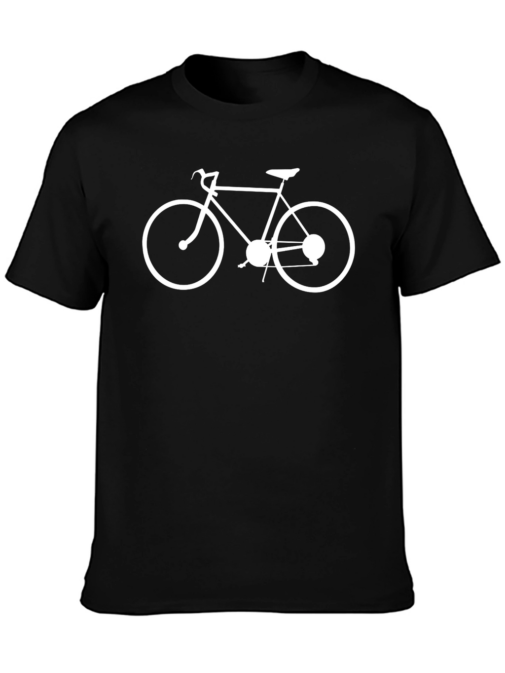 Black Bicycle Graphic T-Shirt - Casual Ride Style