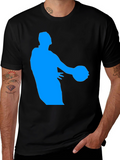 Basketball Player Graphic Tee - Cool Design