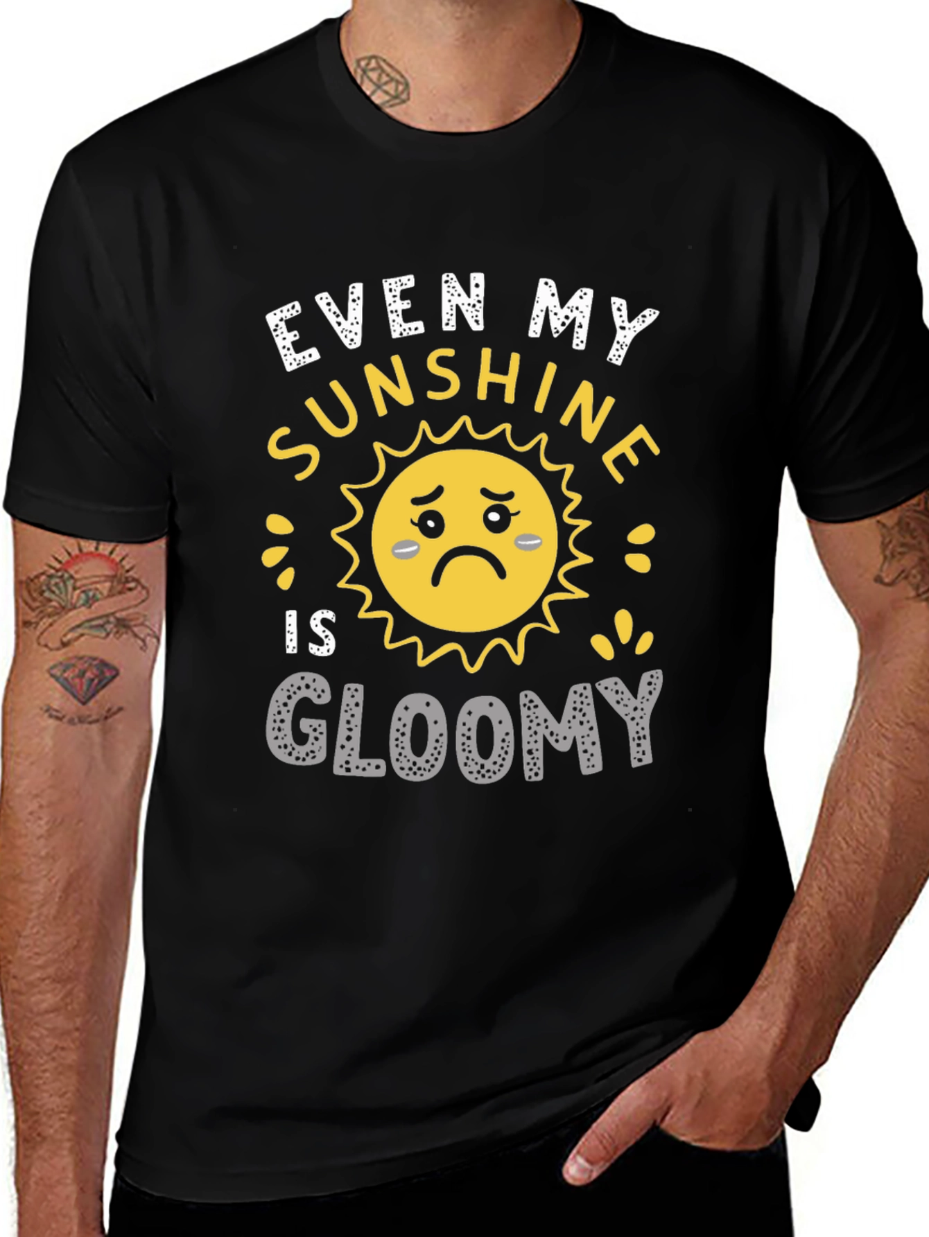 Gloomy Sunshine Graphic T-Shirt - Unisex Casual Tee