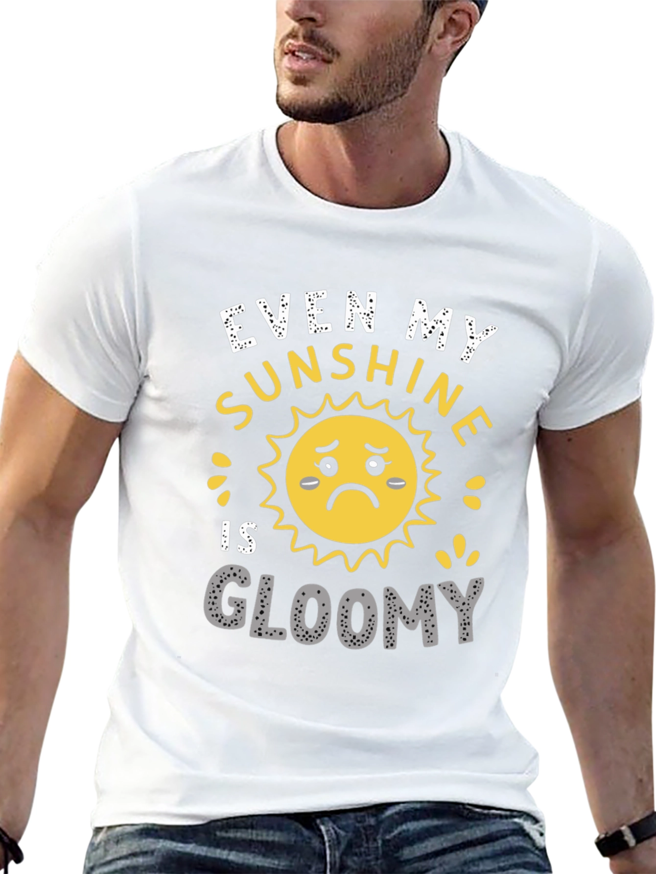 Gloomy Sunshine Graphic T-Shirt - Unisex Casual Tee