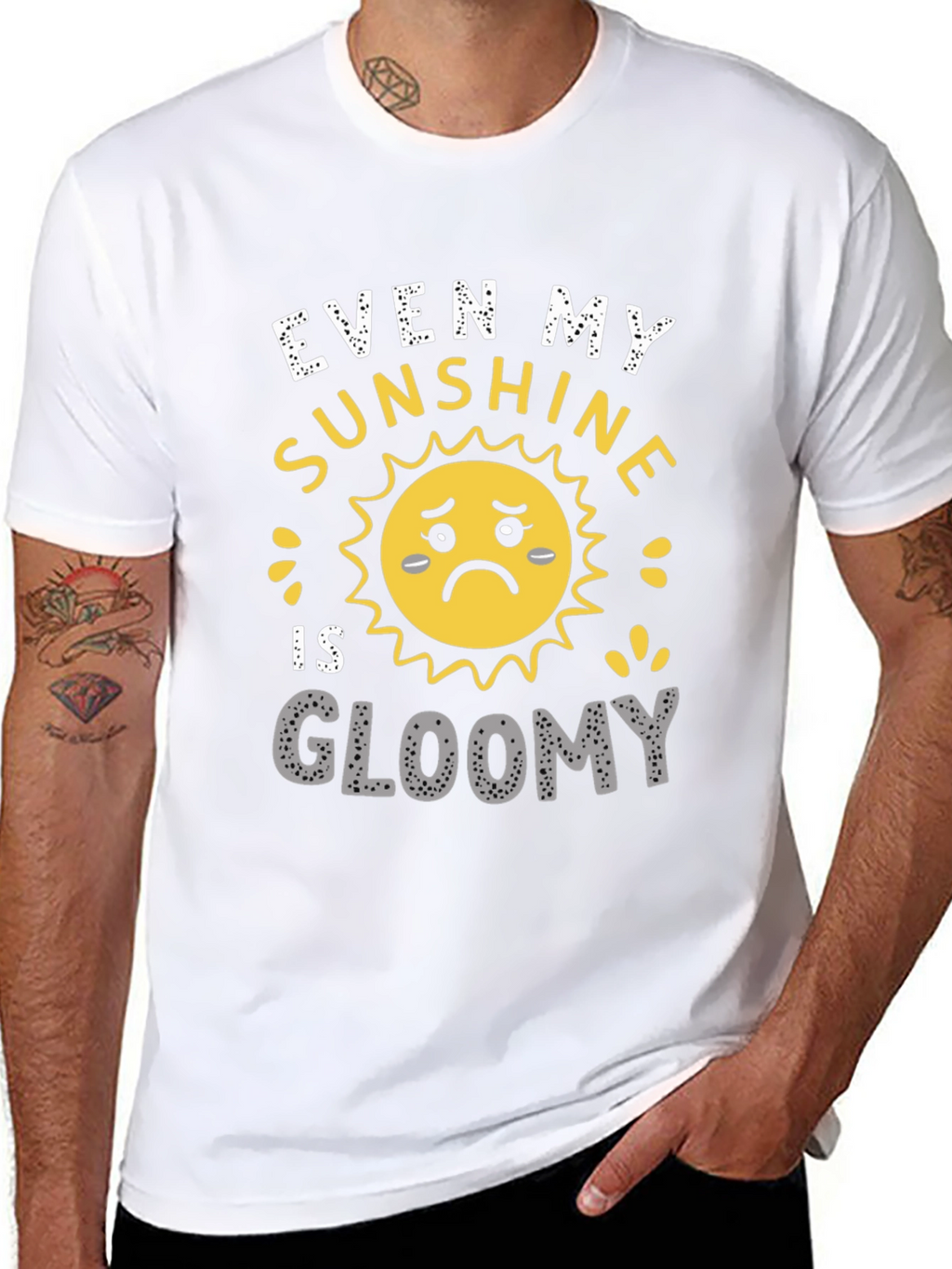 Gloomy Sunshine Graphic T-Shirt - Unisex Casual Tee