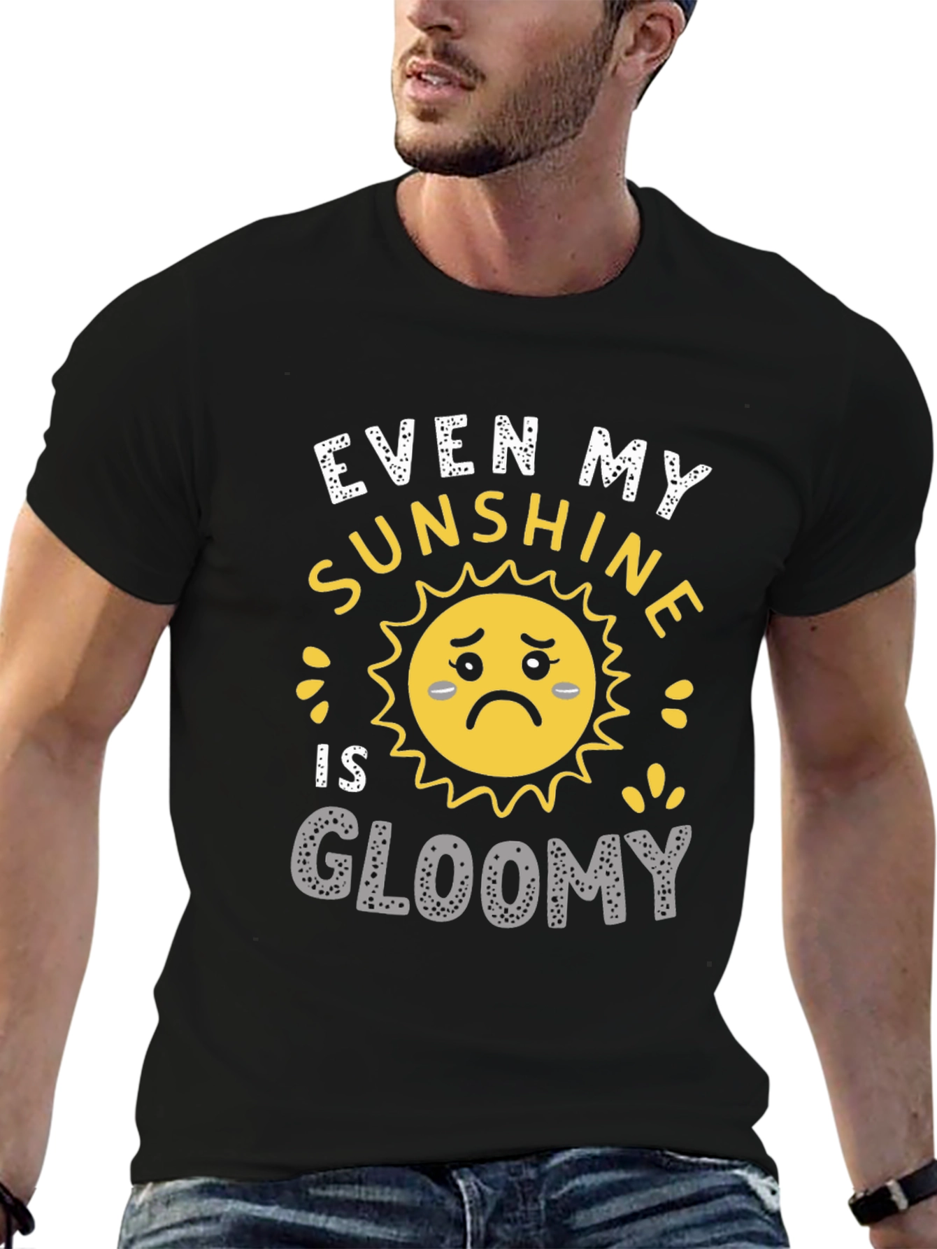 Gloomy Sunshine Graphic T-Shirt - Unisex Casual Tee