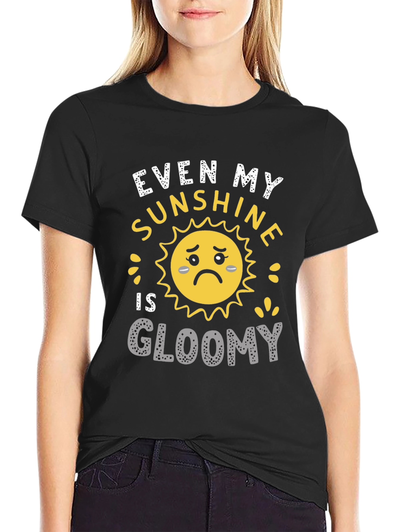 Gloomy Sunshine Graphic T-Shirt - Unisex Casual Tee