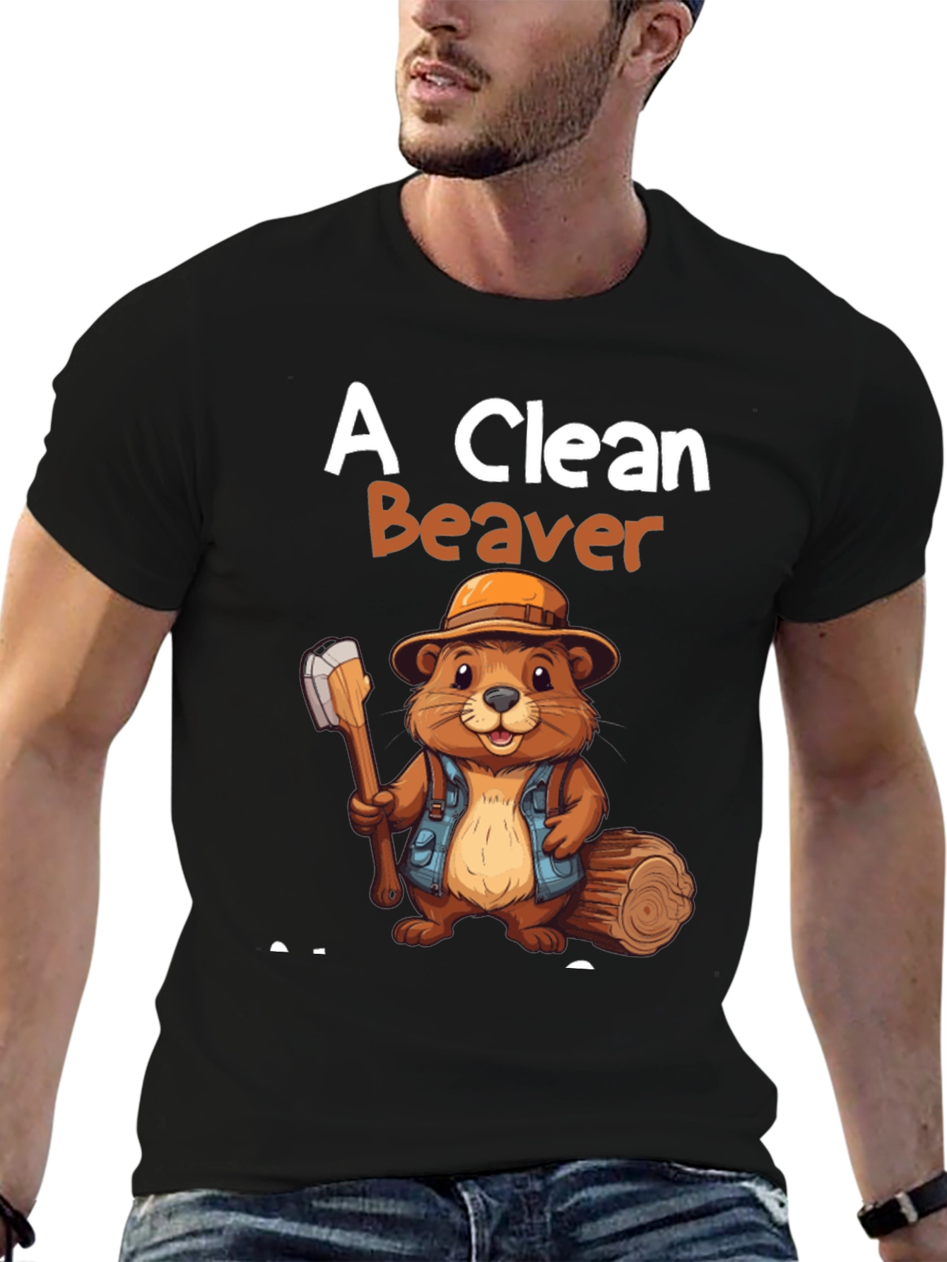 A Clean Beaver Graphic Tee