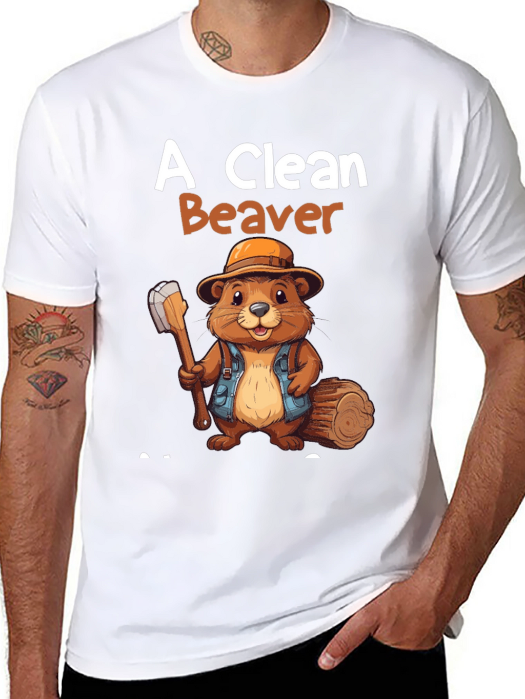 A Clean Beaver Graphic Tee