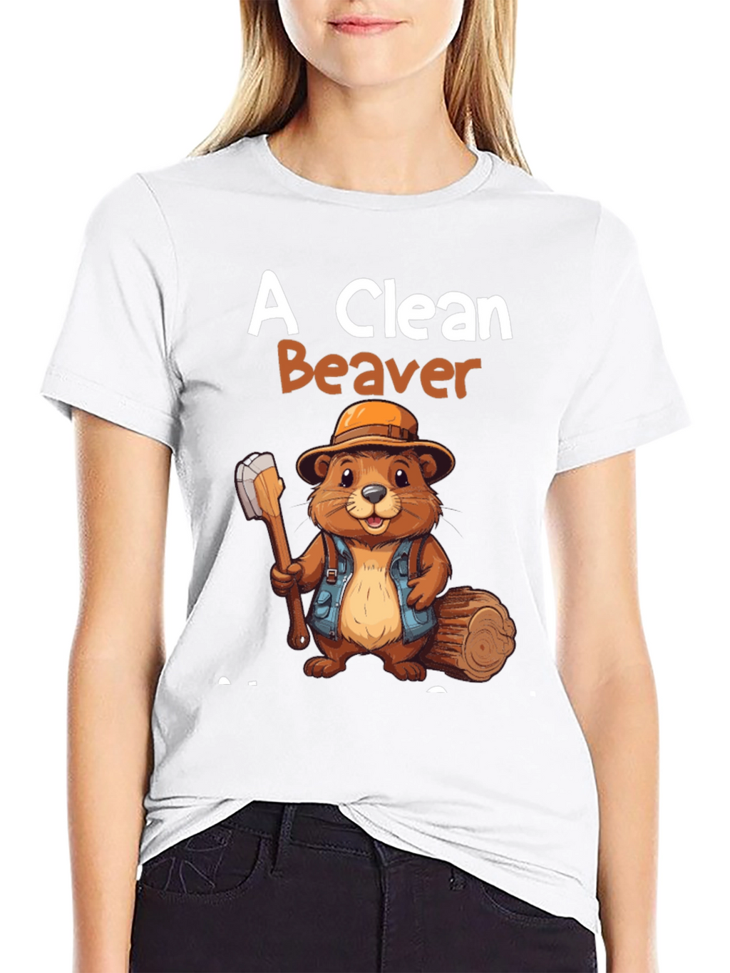 A Clean Beaver Graphic Tee