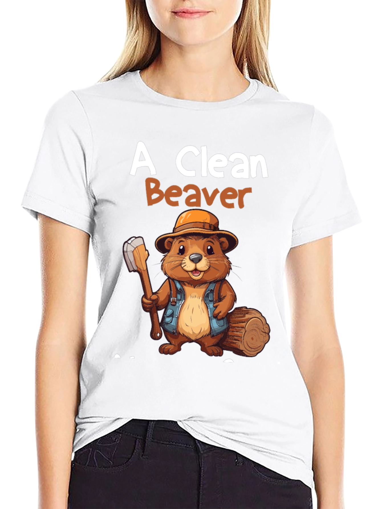 A Clean Beaver Graphic Tee