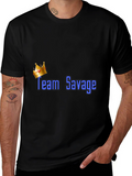 Team Savage Crown Graphic T-Shirt - Black
