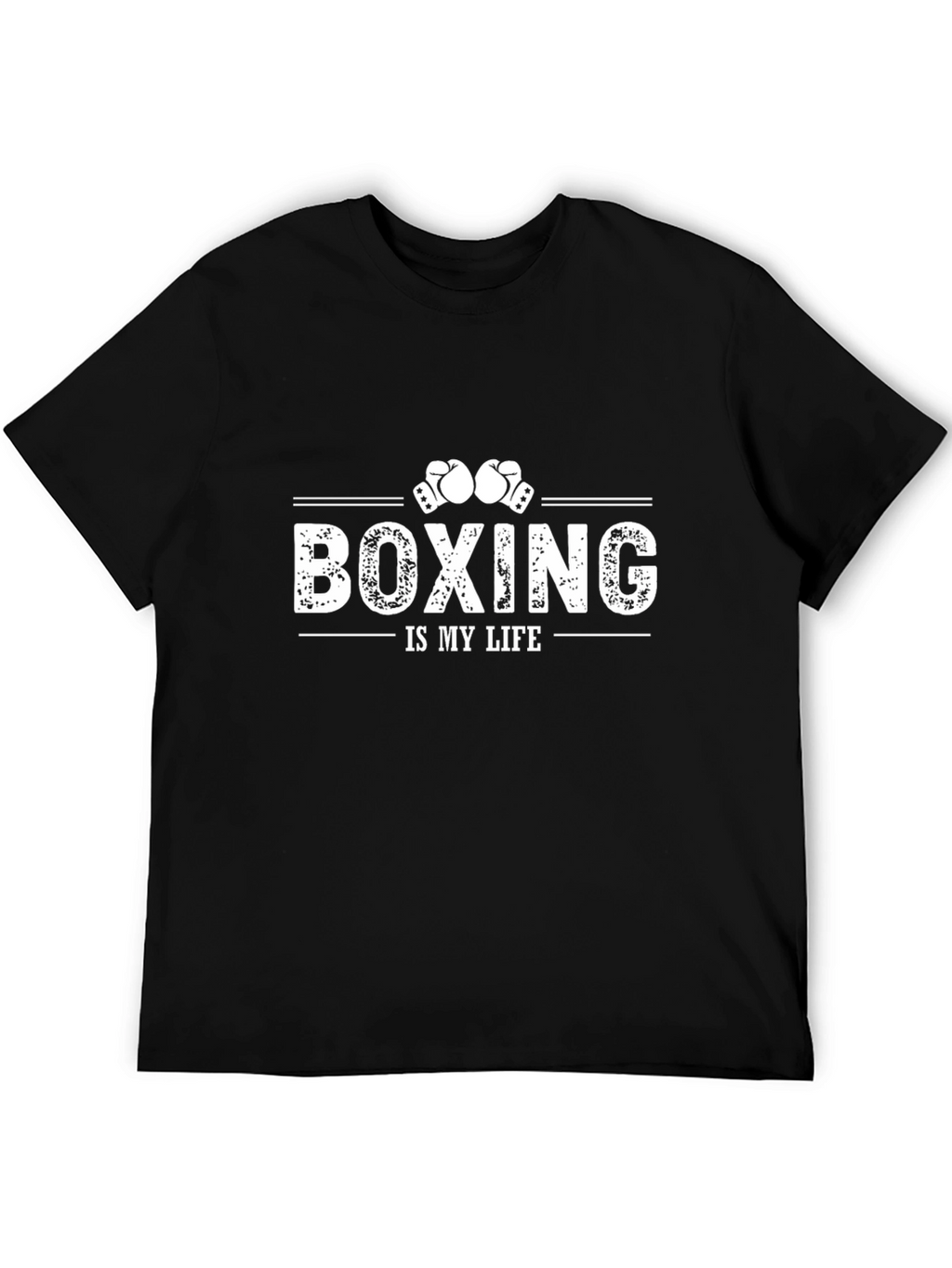 Boxing is My Life T-Shirt - Black Graphic Tee
