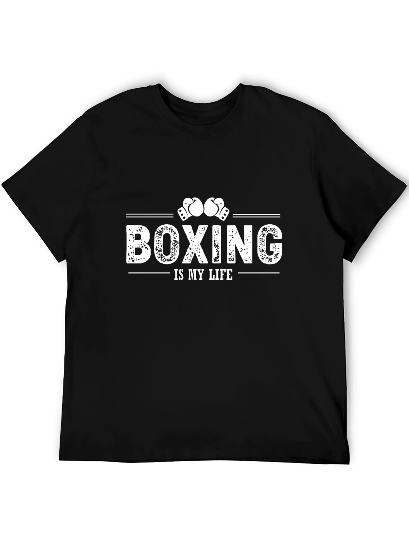 Boxing is My Life T-Shirt - Black Graphic Tee