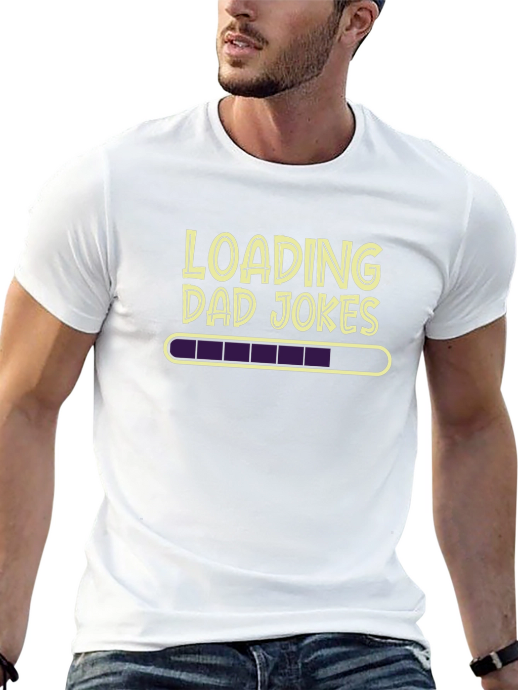 Loading Dad Jokes Graphic T-Shirt