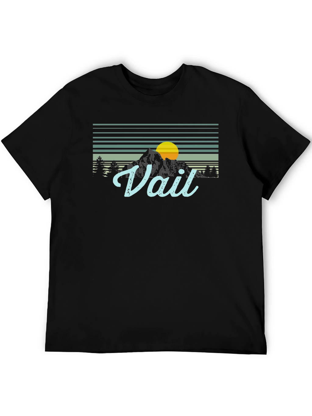 Vail Mountain Sunset Graphic Tee