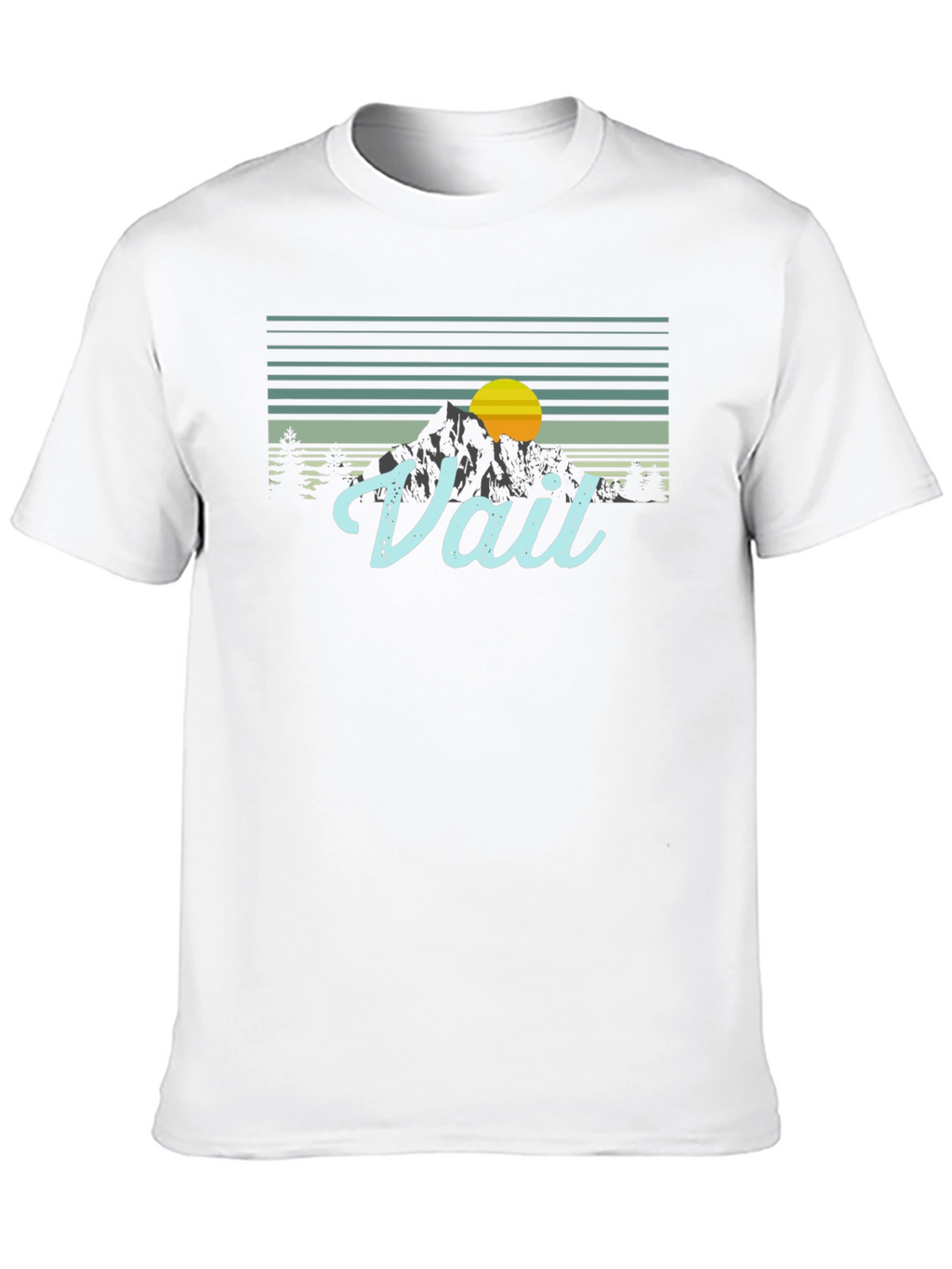 Vail Mountain Sunset Graphic Tee