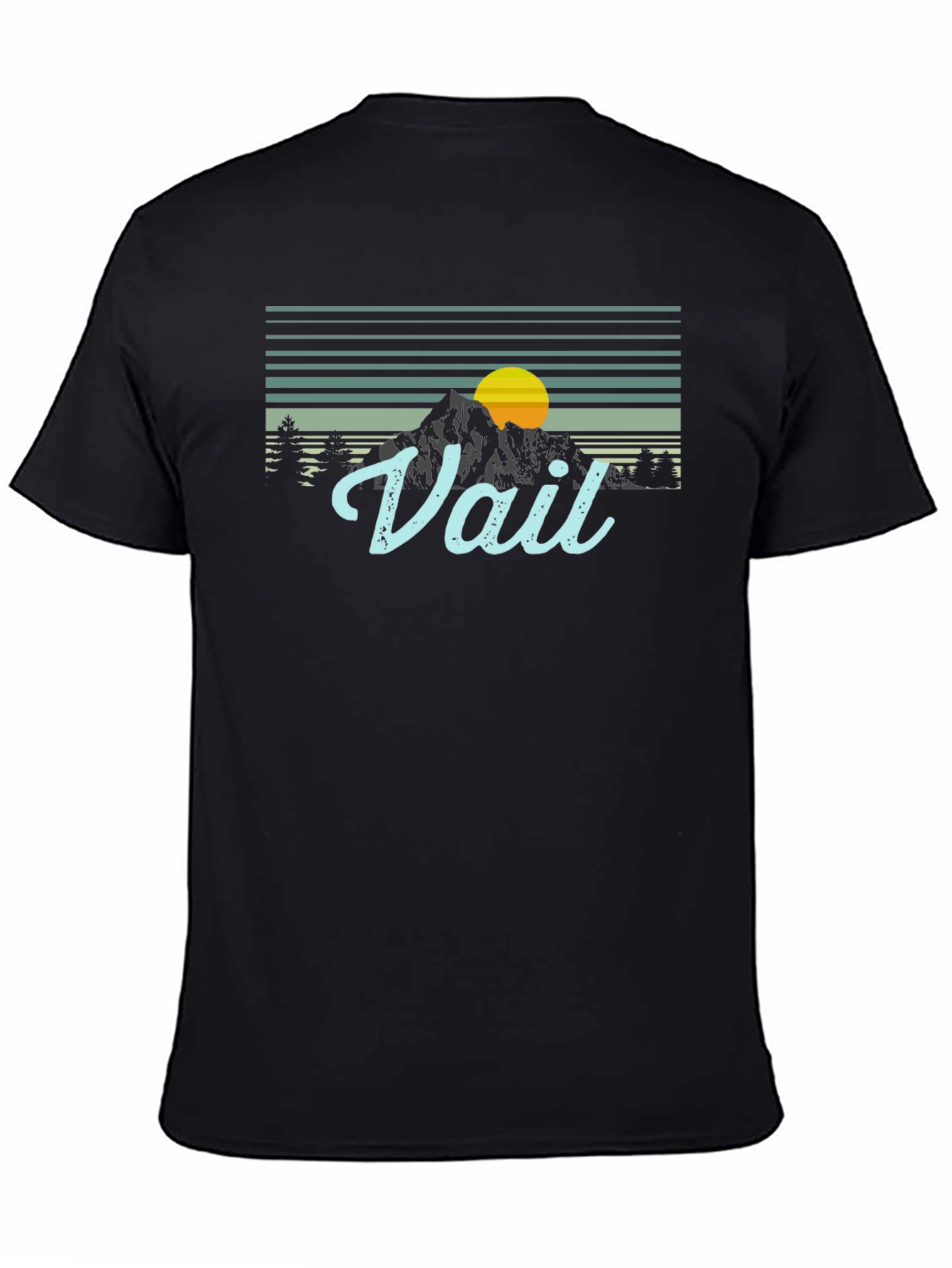 Vail Mountain Sunset Graphic Tee