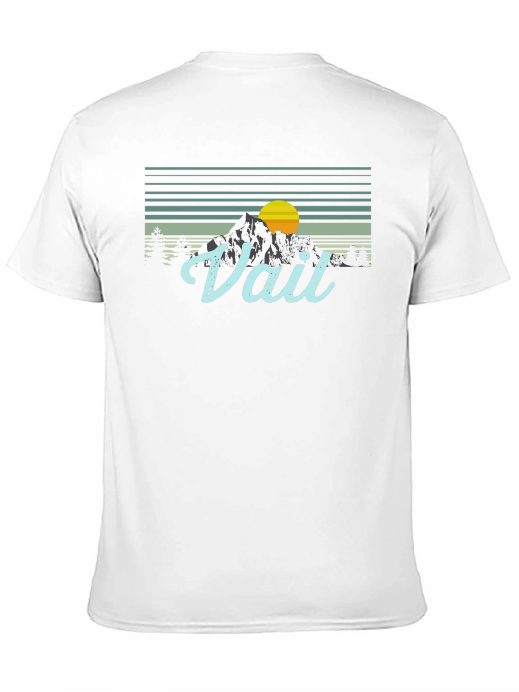 Vail Mountain Sunset Graphic Tee