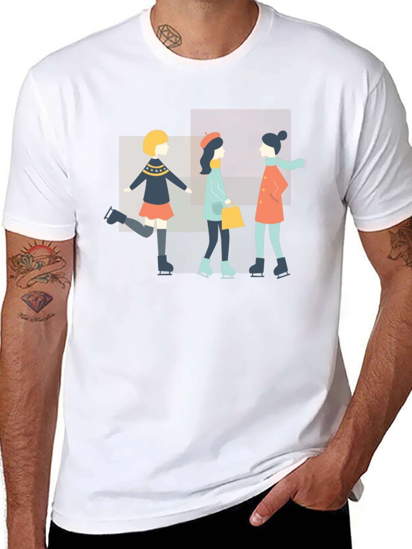 Winter Skate Graphic Tee - Fun and Stylish!