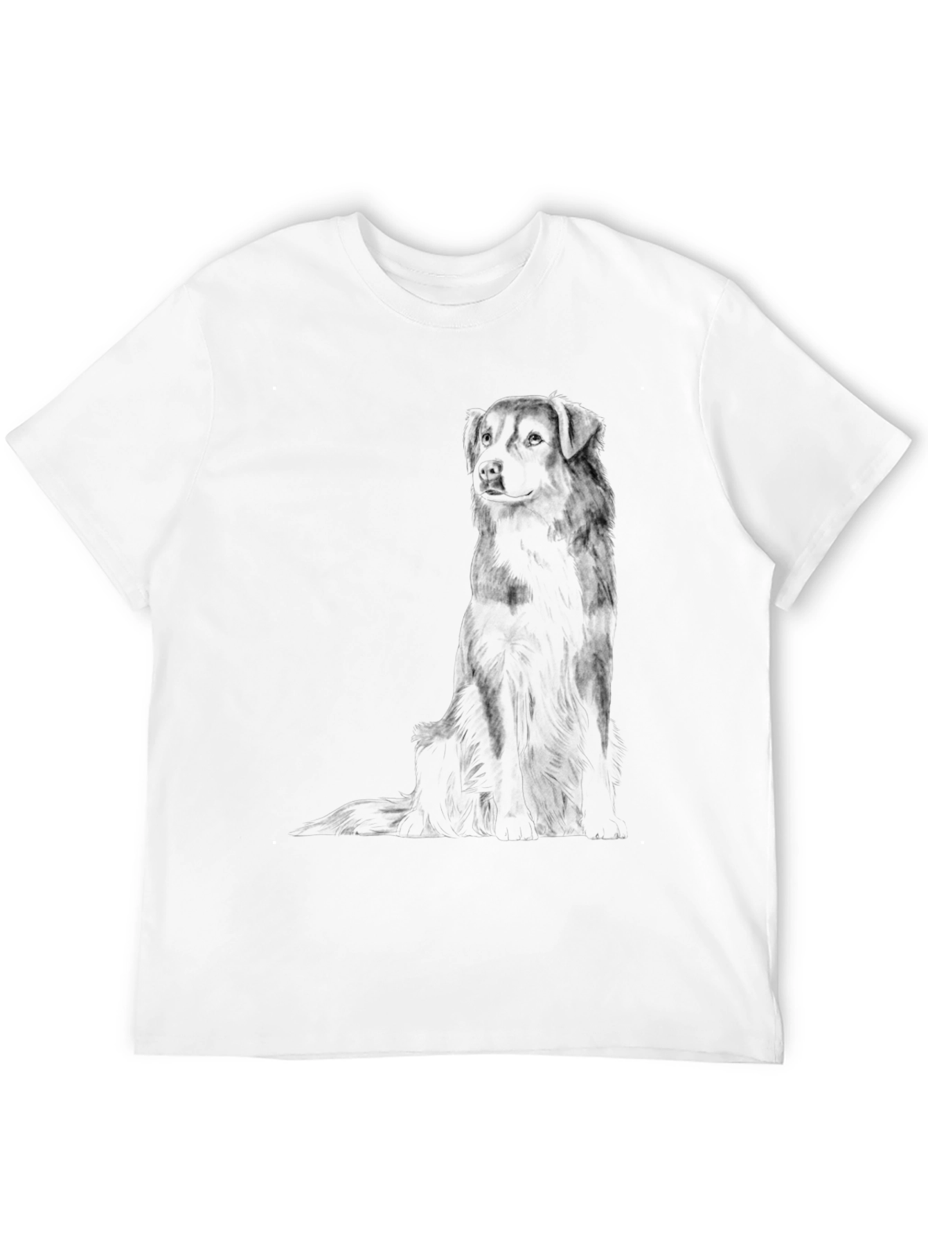 Dog Graphic Black T-Shirt | Unique Casual Wear