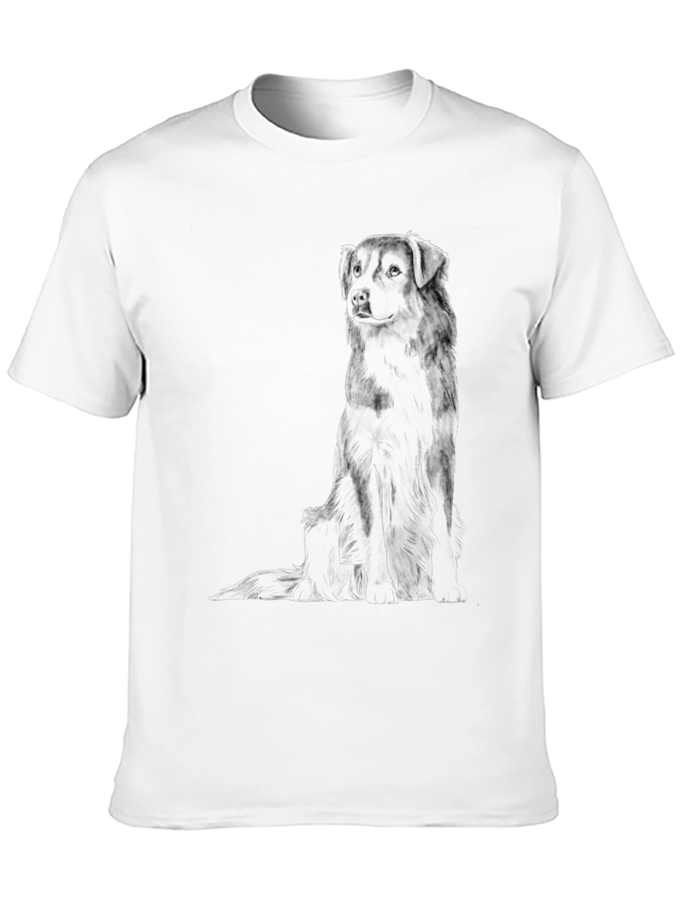 Dog Graphic Black T-Shirt | Unique Casual Wear