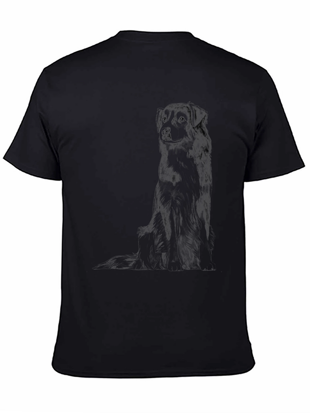 Dog Graphic Black T-Shirt | Unique Casual Wear