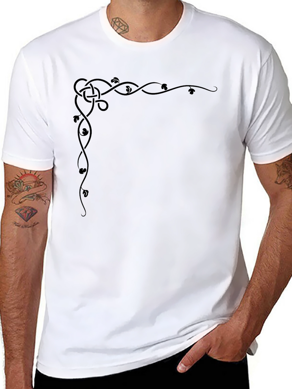 Black Celtic Knot T-Shirt