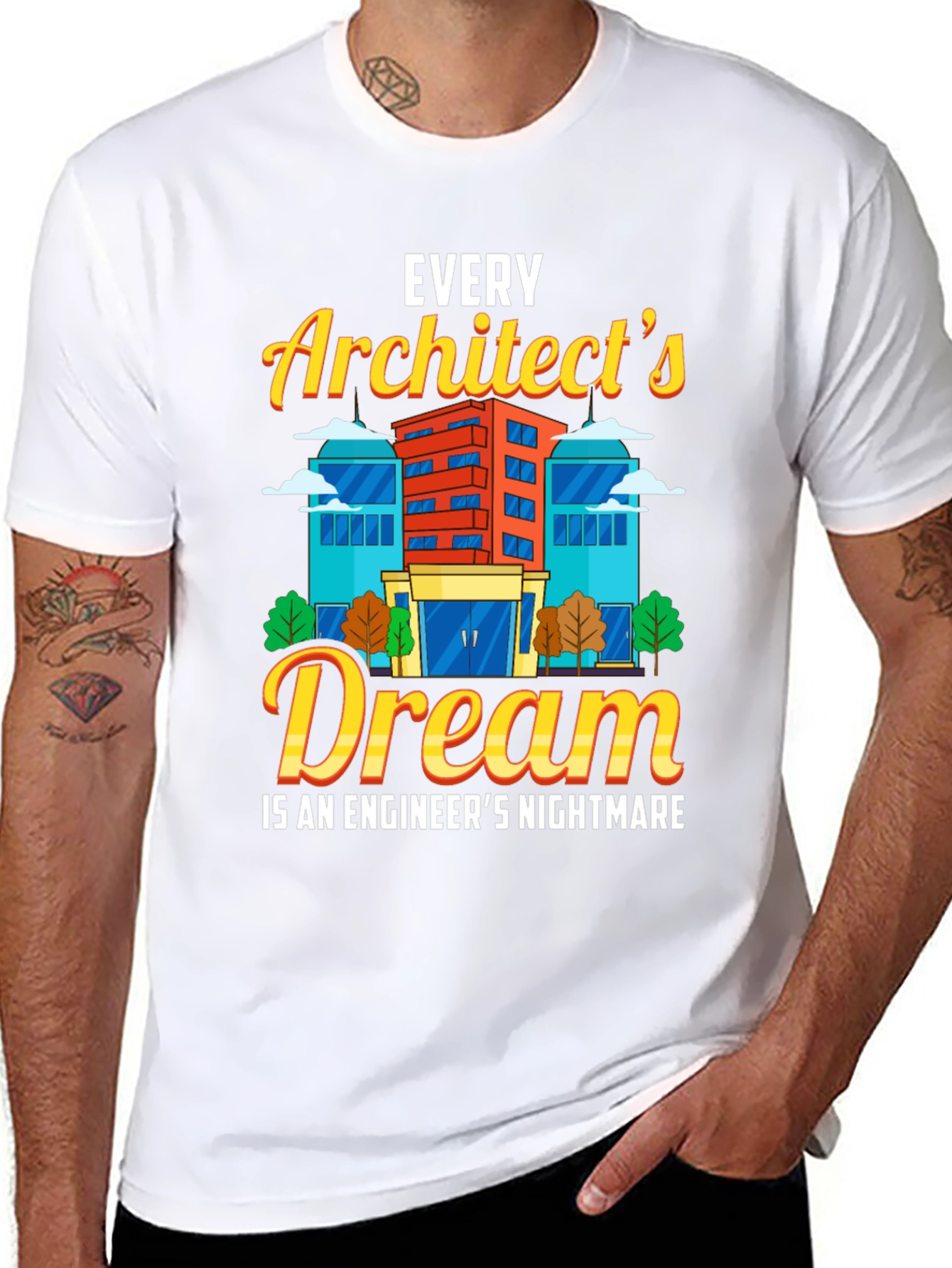 Architects Dream T-Shirt Funny Engineer Gift