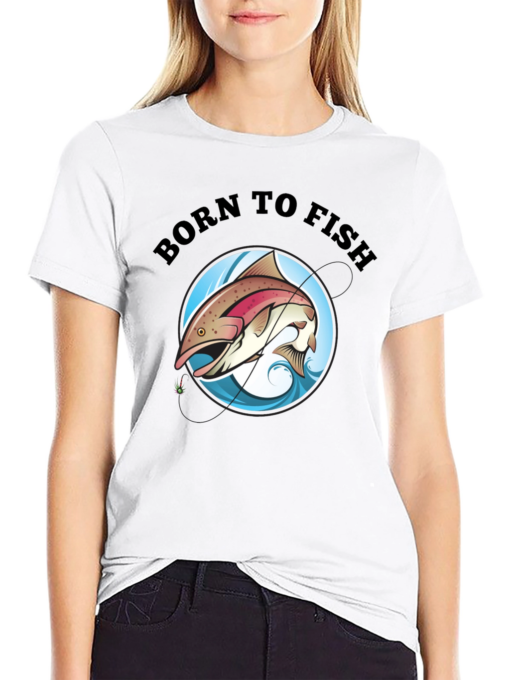 Born to Fish Black T-Shirt