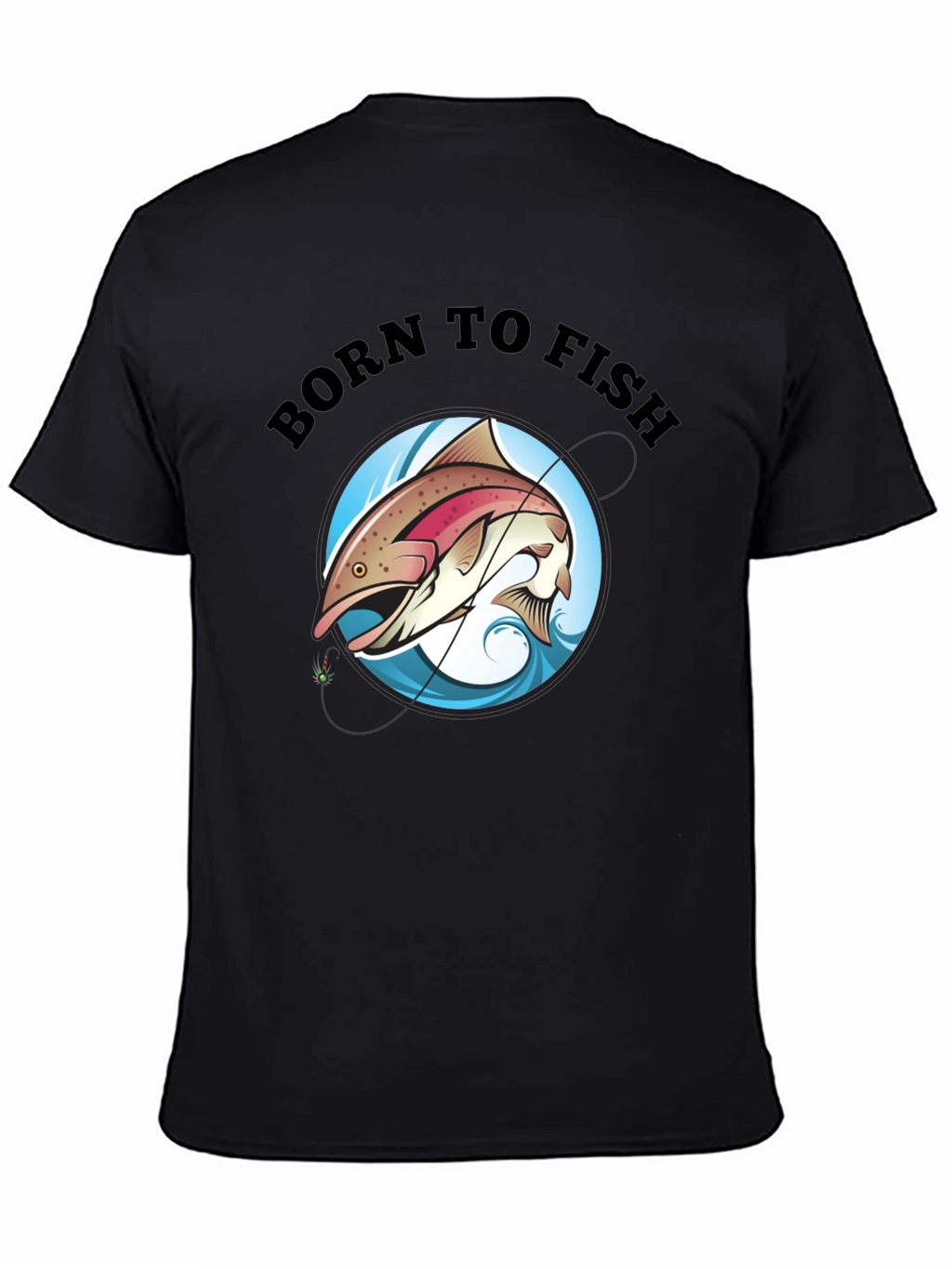 Born to Fish Black T-Shirt