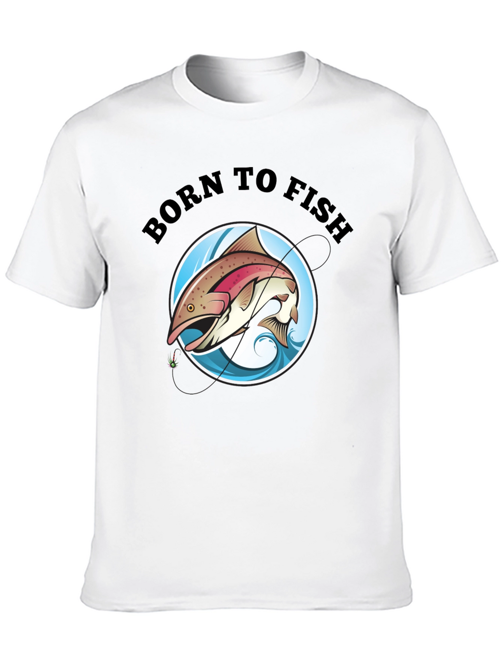 Born to Fish Black T-Shirt