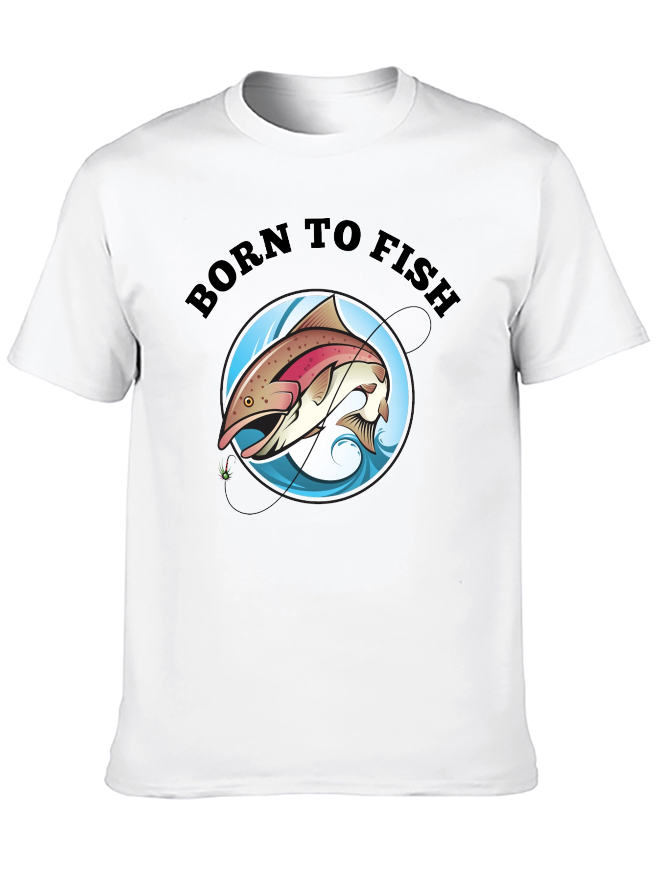 Born to Fish Black T-Shirt