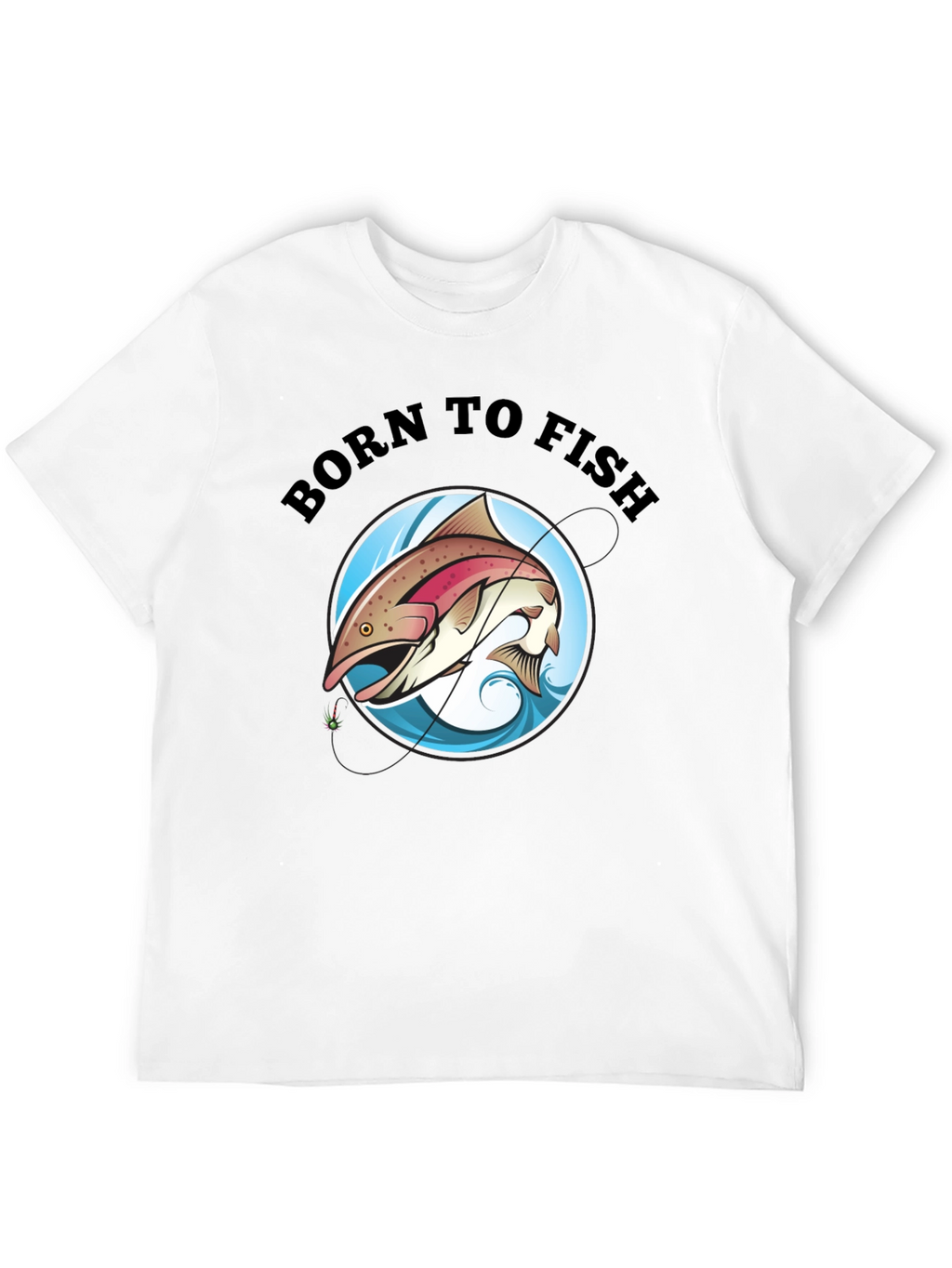 Born to Fish Black T-Shirt