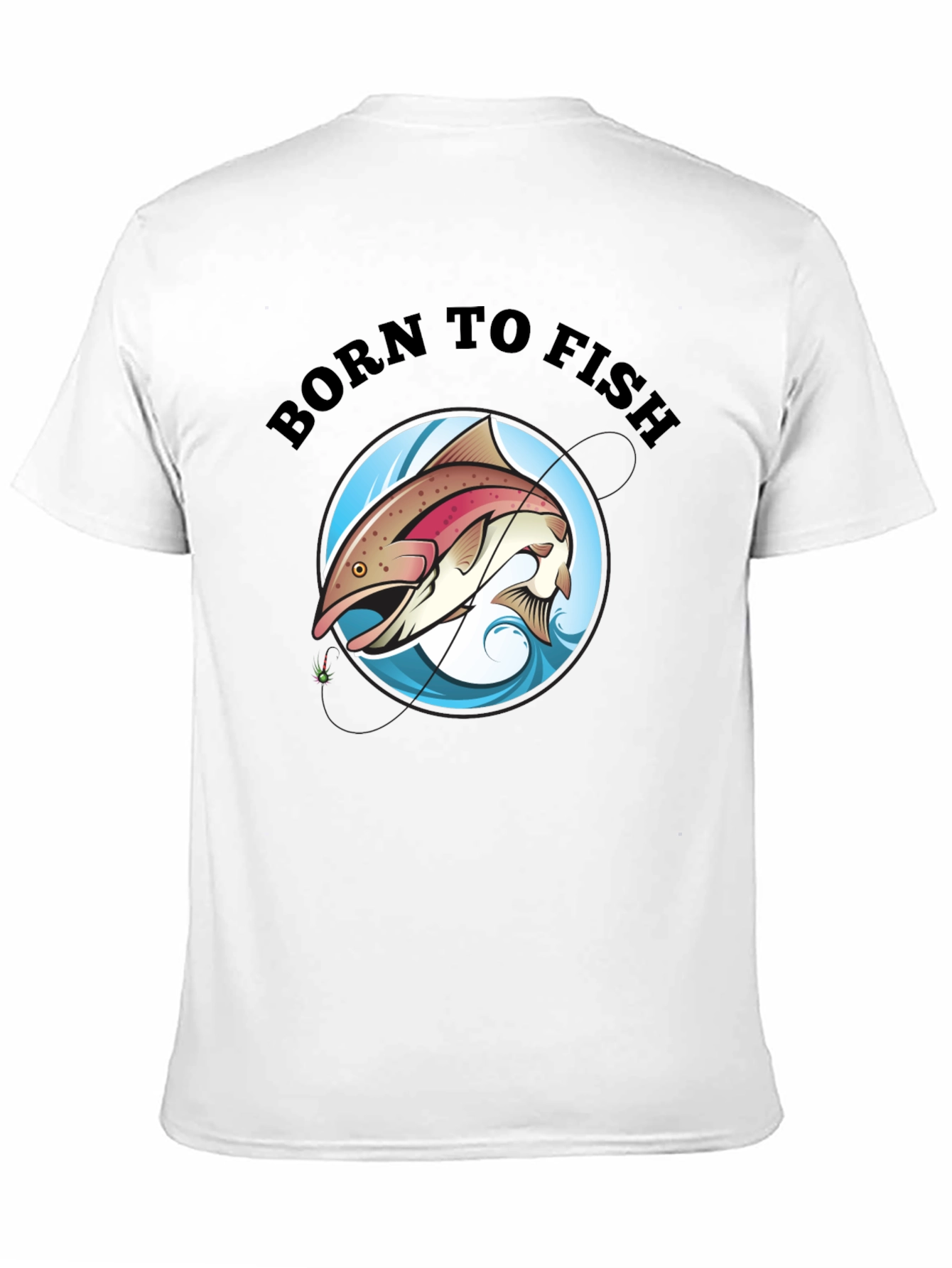 Born to Fish Black T-Shirt