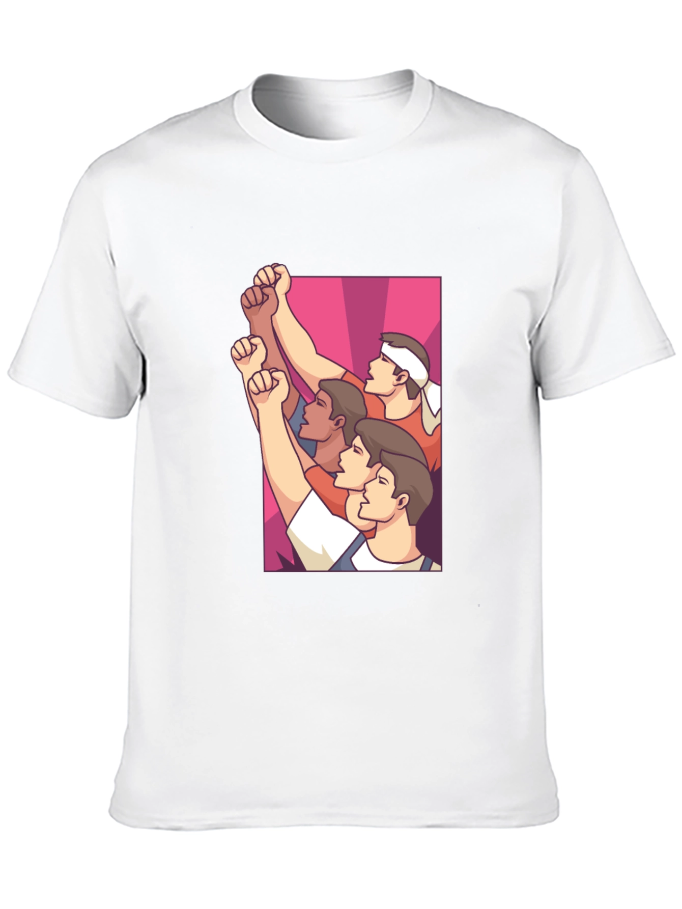 Black Graphic Tee - Mens Solidarity Fist T-Shirt