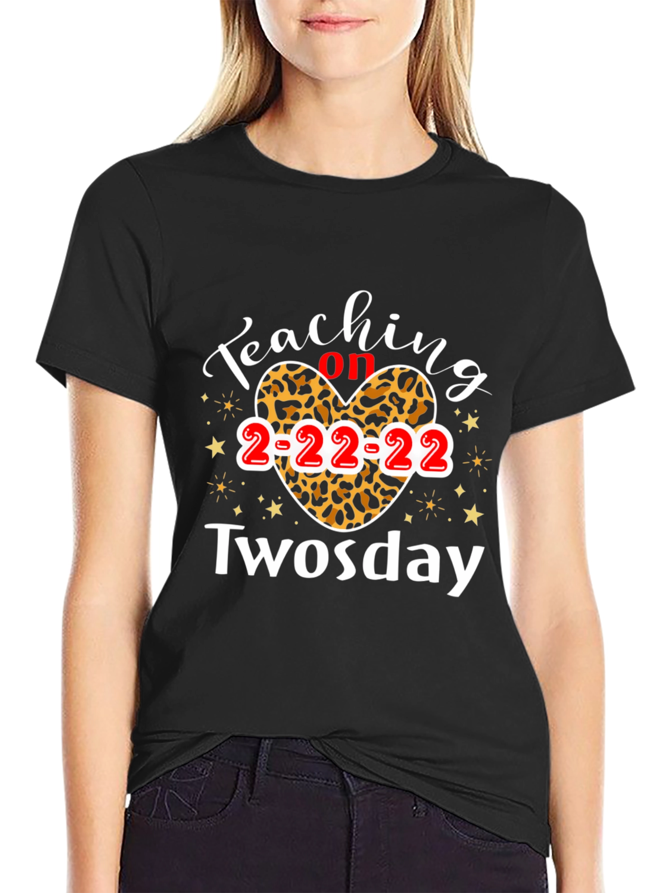 Teaching on Twosday T-Shirt 2-22-22