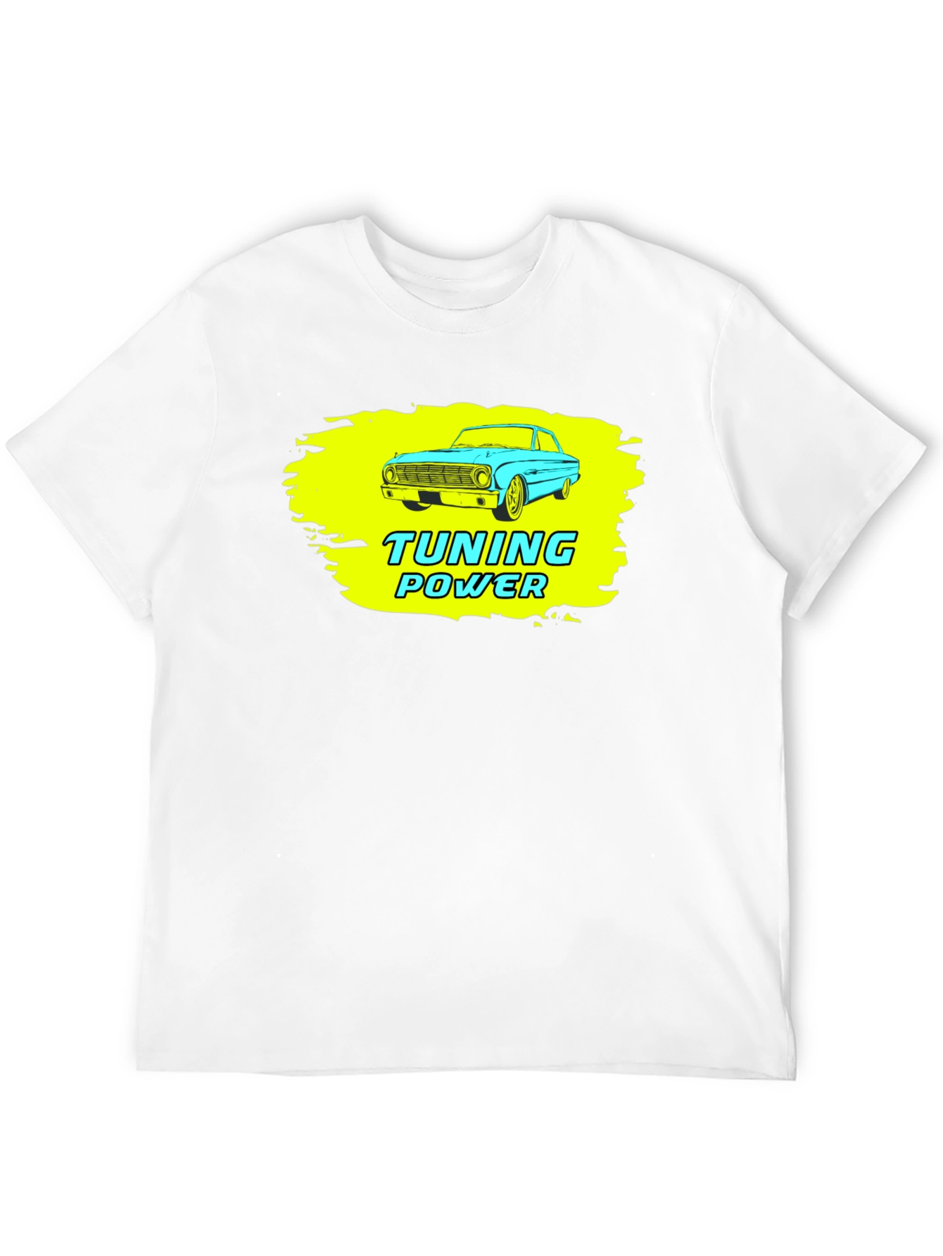 Tuning Power Car Graphic Black T-Shirt
