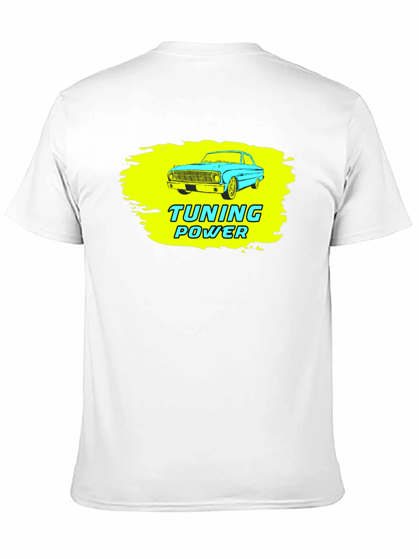 Tuning Power Car Graphic Black T-Shirt