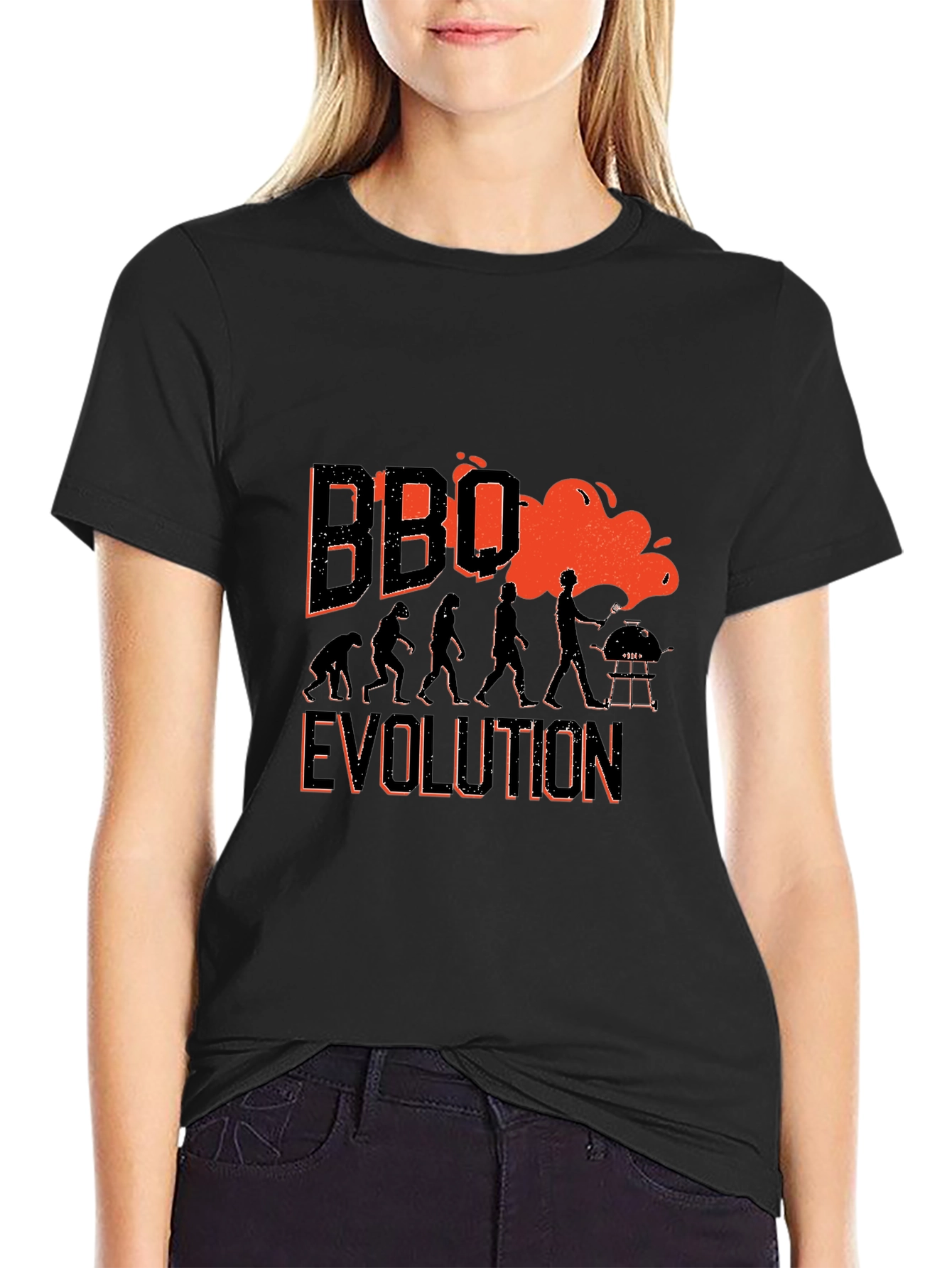BBQ Evolution Graphic Tee - Funny Grilling T-Shirt