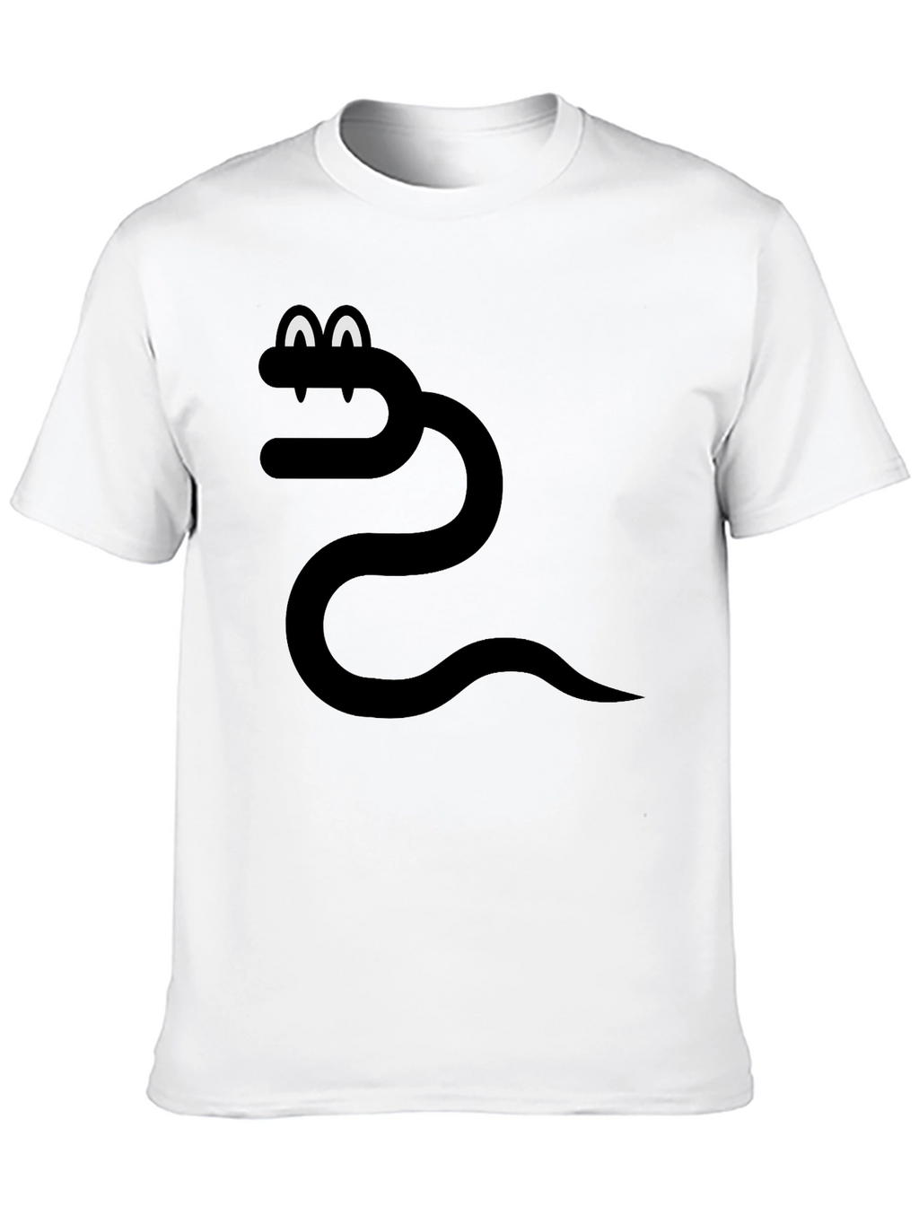 Funny Snake Graphic Tee - Black T-Shirt