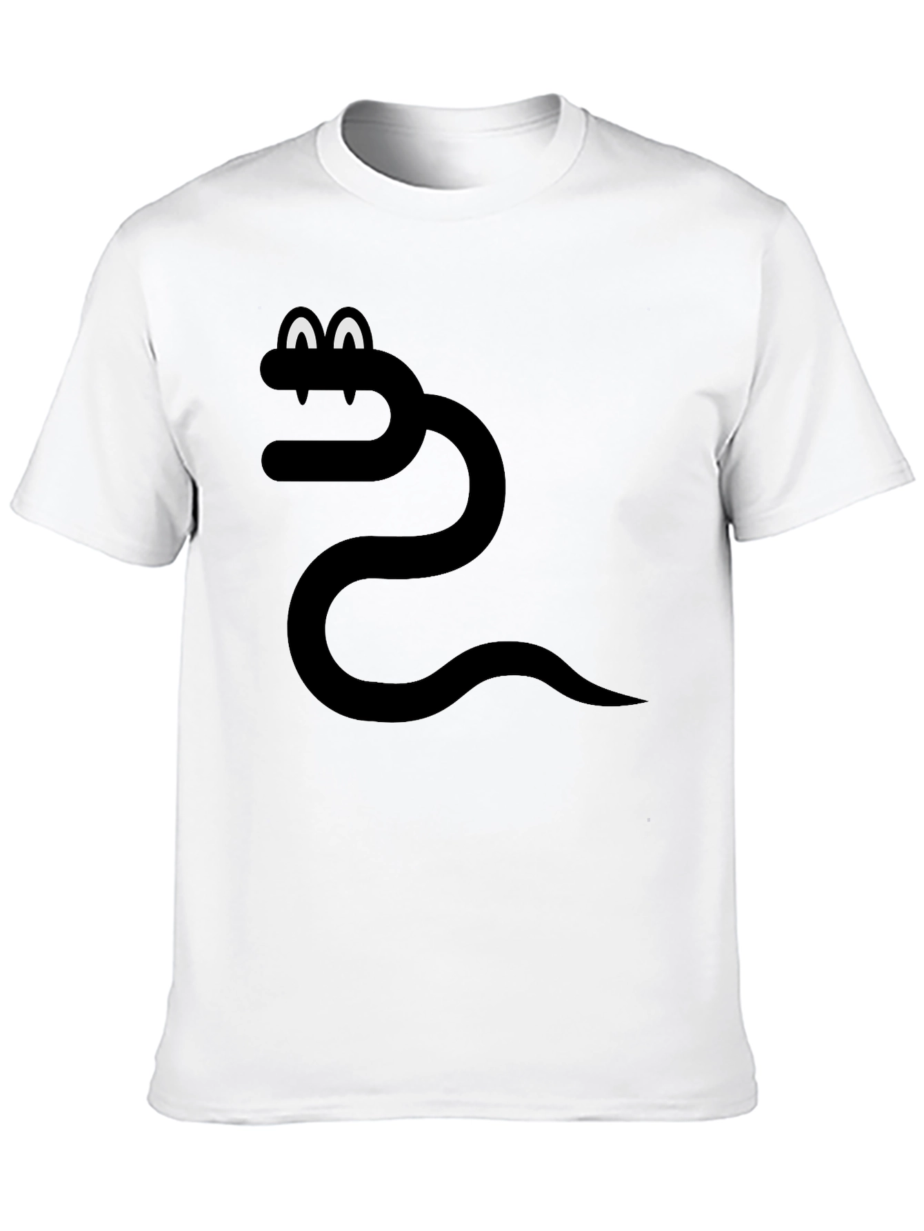Funny Snake Graphic Tee - Black T-Shirt