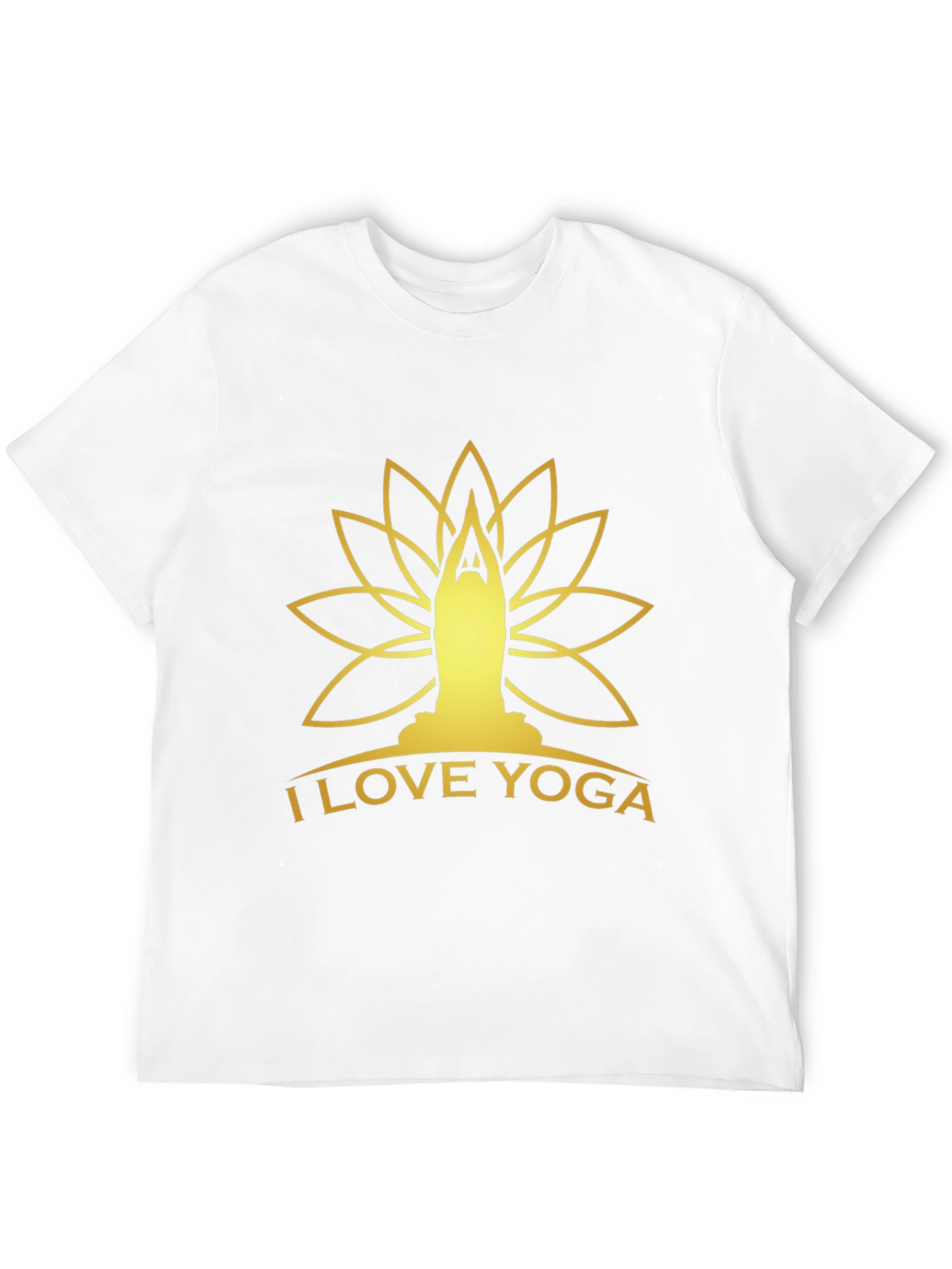 I Love Yoga Black T-Shirt