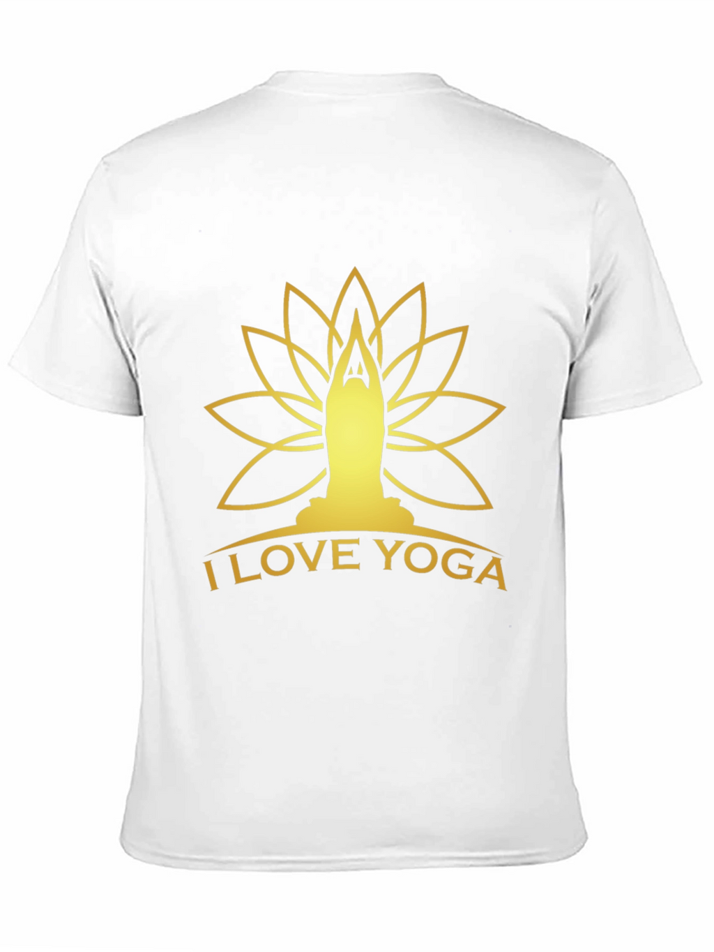 I Love Yoga Black T-Shirt