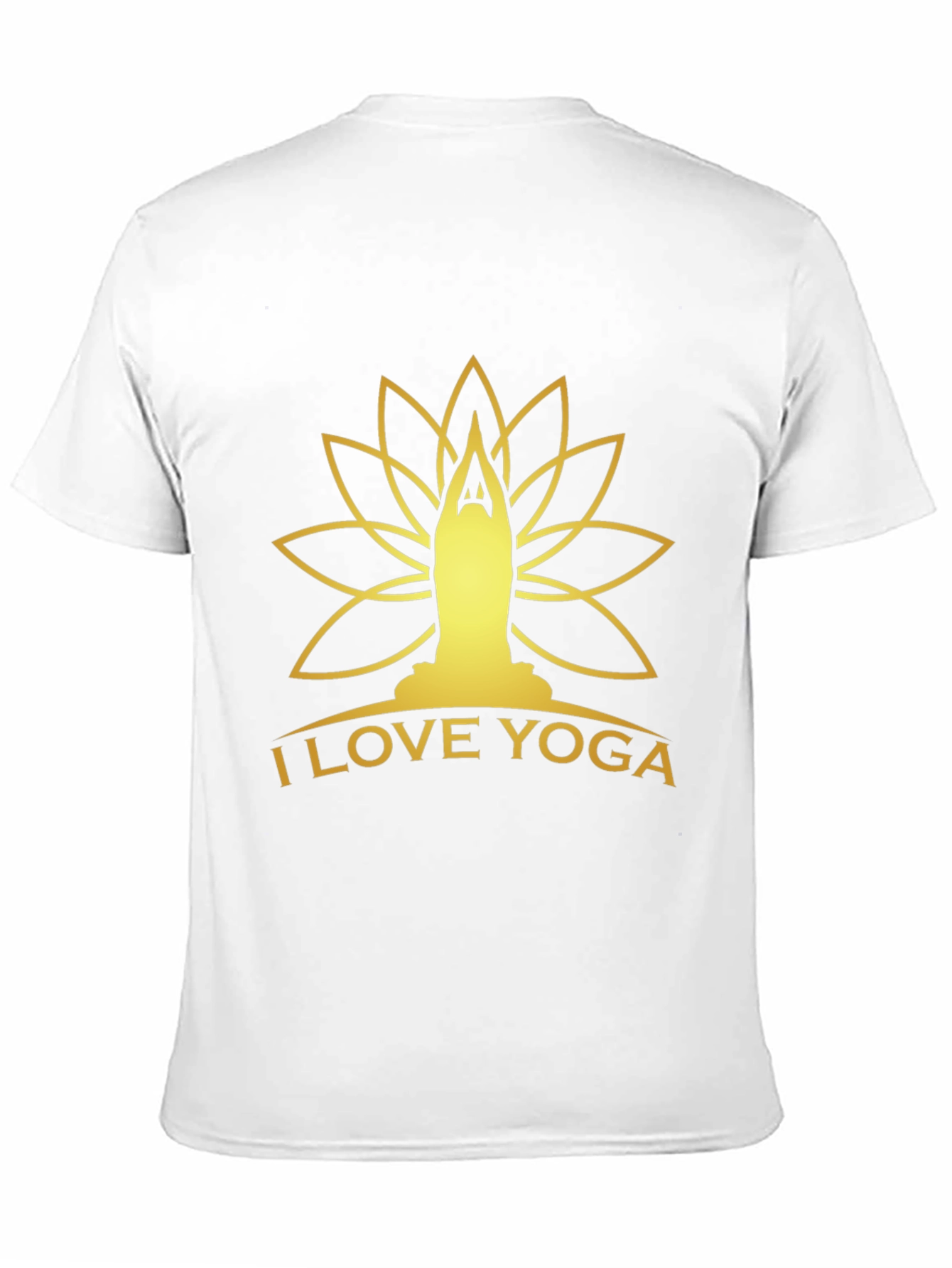 I Love Yoga Black T-Shirt
