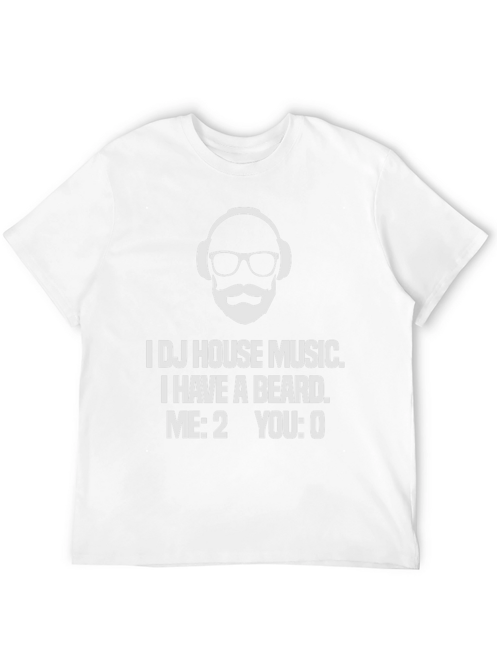 DJ House Music Beard T-Shirt