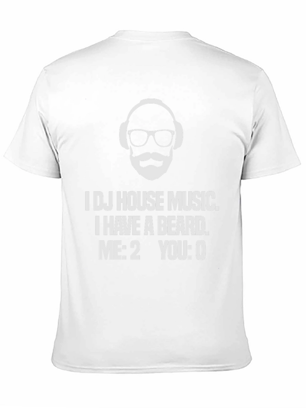 DJ House Music Beard T-Shirt