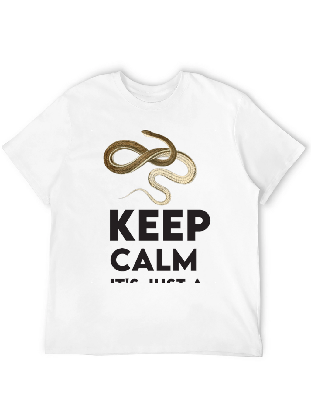 Keep Calm Snake Tee - Mens Graphic T-Shirt