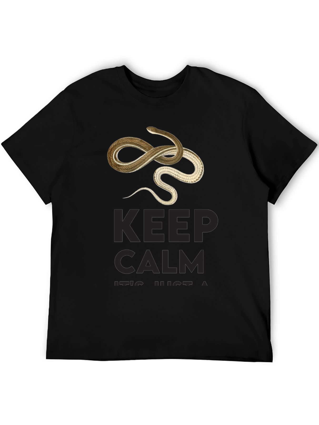 Keep Calm Snake Tee - Mens Graphic T-Shirt