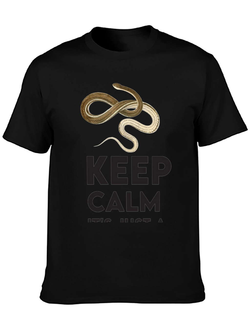 Keep Calm Snake Tee - Mens Graphic T-Shirt