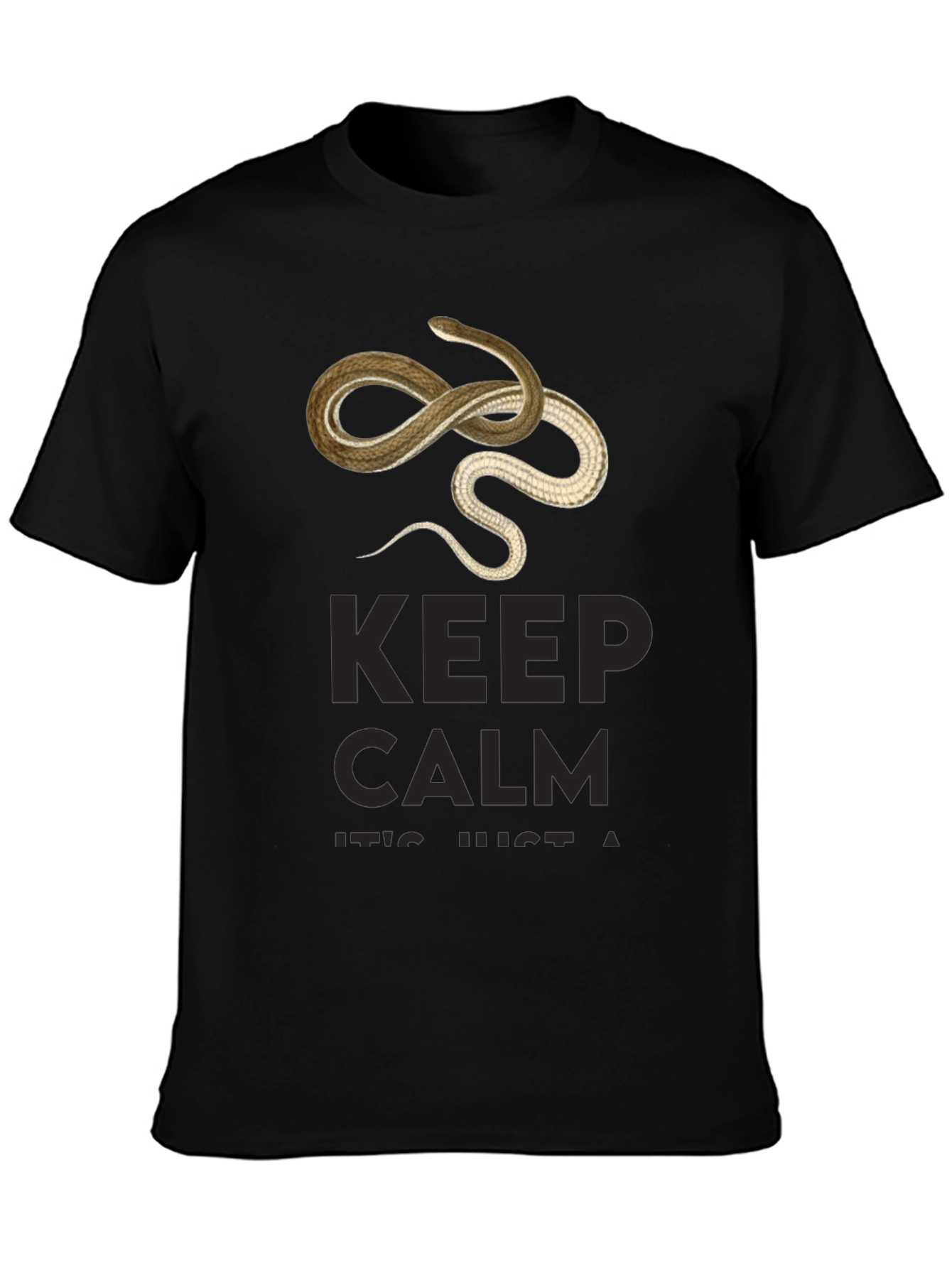 Keep Calm Snake Tee - Mens Graphic T-Shirt