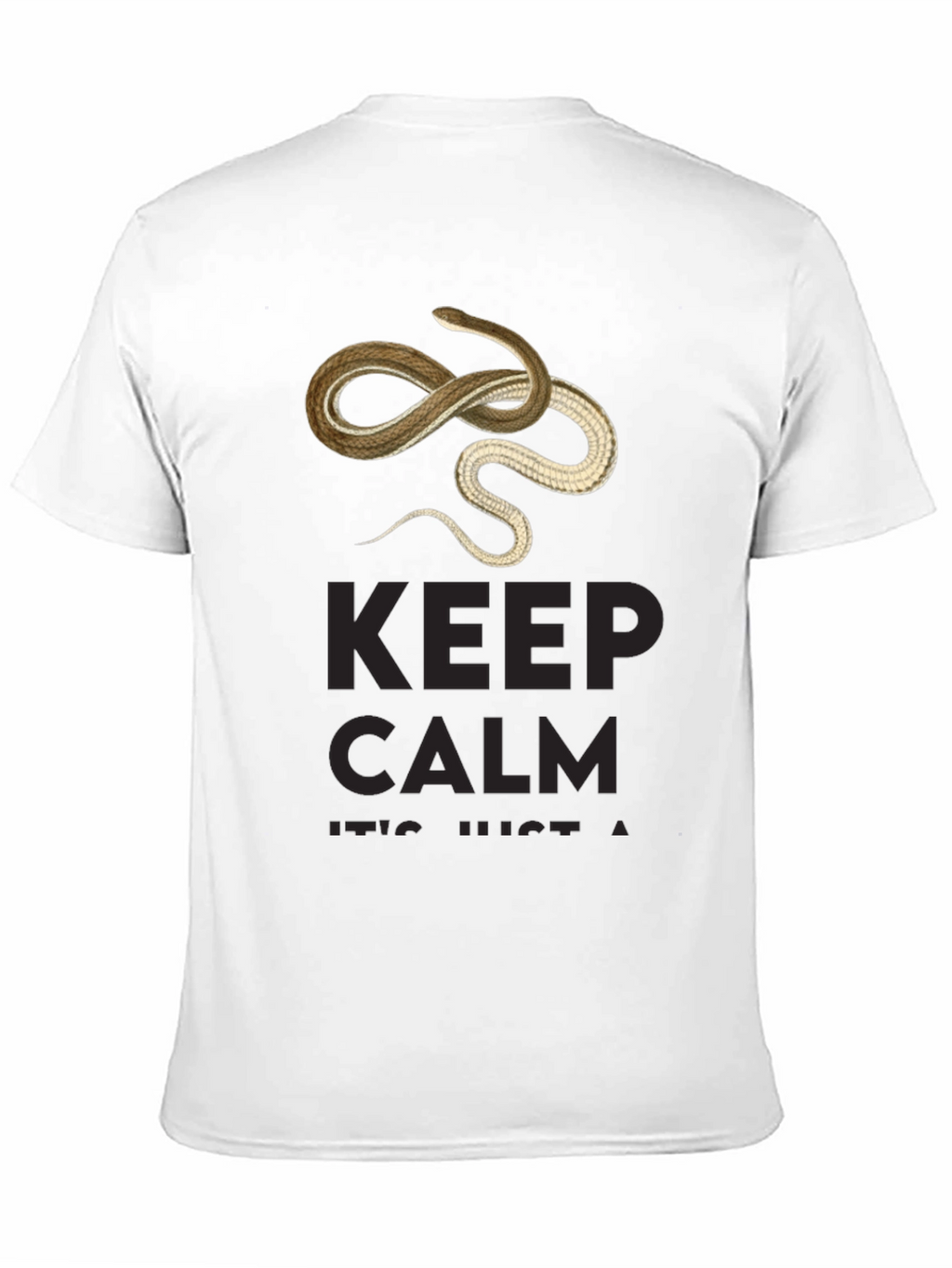 Keep Calm Snake Tee - Mens Graphic T-Shirt